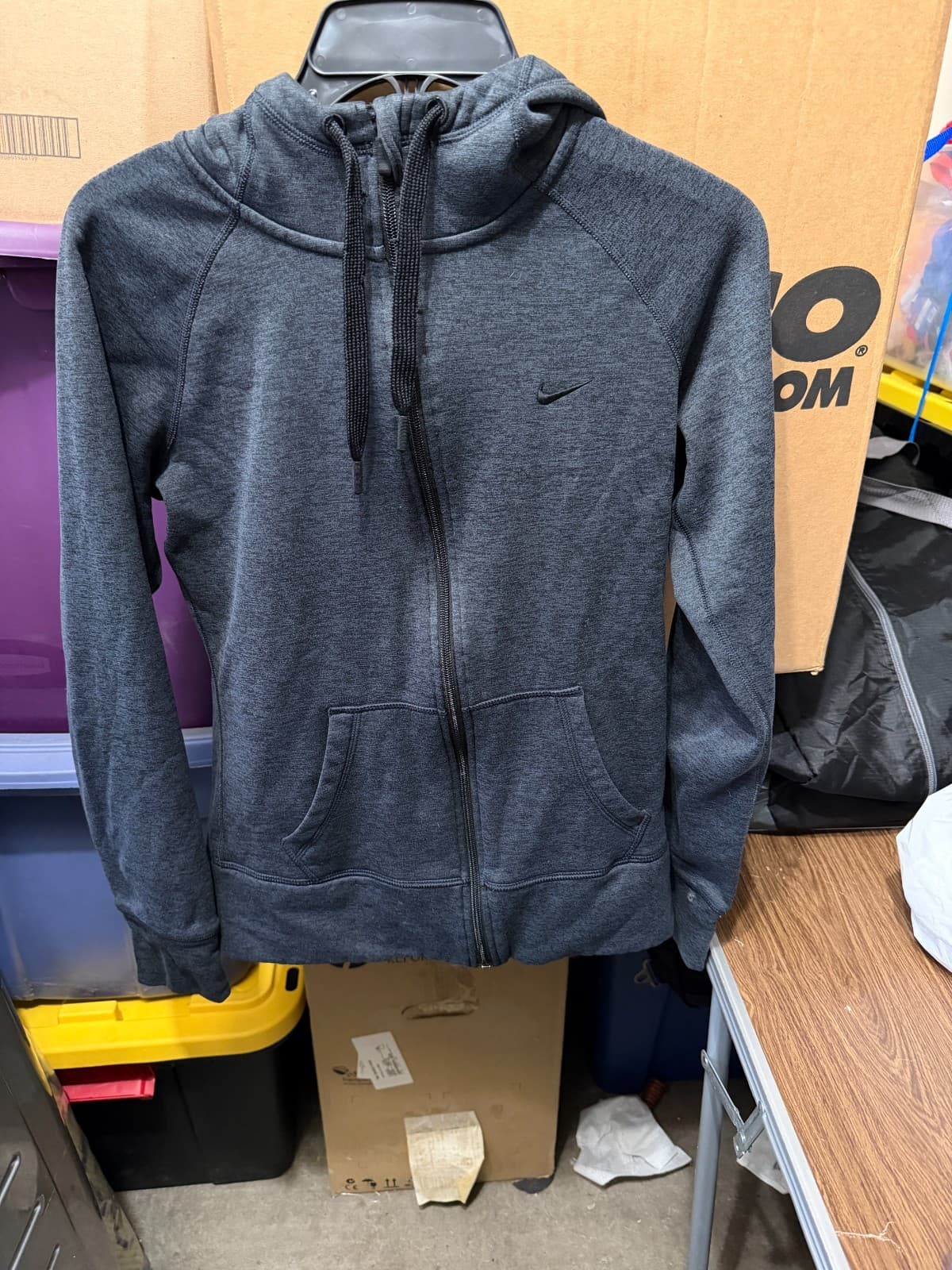Nike Women’s Tech Fleece Full Zip Hoodie Jacket Gray Size S