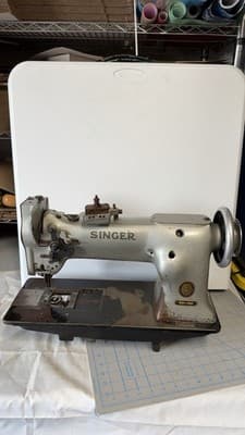 Vintage Singer 111W155 Industrial Sewing Machine Head As-Is
