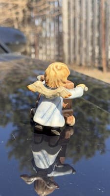 Goebel Hummel Hum 2157/F Angel With Organ Cart Figurine 2003 - Thumbnail 6