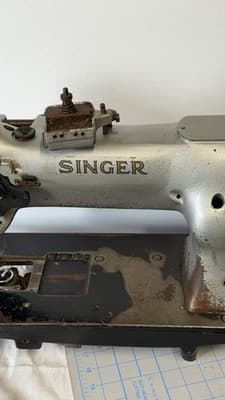 Vintage Singer 111W155 Industrial Sewing Machine Head As-Is - Thumbnail 4