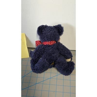 Boyds Collection Patriotic Navy Blue Teddy Bear American Flag Heart 8 Inch - Thumbnail 5