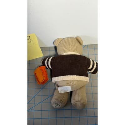 Starbucks Bearista 2009 Knit Bear Pumpkin Sweater Halloween Fall Plush 81st Ed - Thumbnail 6