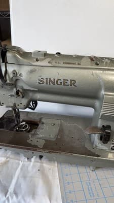 Vintage Singer 211G566 Industrial Sewing Machine Head As-Is - Thumbnail 8