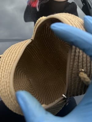 Women’s Straw Sun Hat & Round Crossbody Bag Set Boho Beach Summer - Thumbnail 6