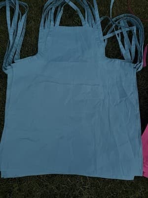 13 Aprons Set – 7 Blue & 6 Pink Kitchen/Craft Aprons with Front Pocket - Thumbnail 2