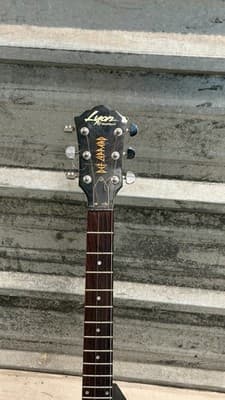 Rare Lyon by Washburn Def Leppard Union Jack Electric Guitar - Thumbnail 2