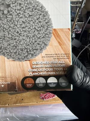 Shark Steam and Scrub Pads Dirt Washable Pads - Gray, 4 Count (XKITP7000D) - Thumbnail 7
