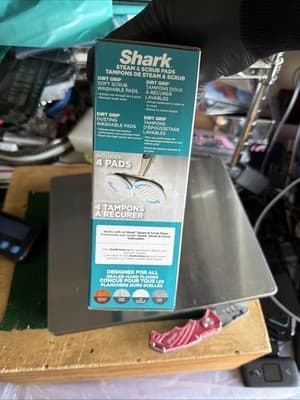 Shark Steam and Scrub Pads Dirt Washable Pads - Gray, 4 Count (XKITP7000D) - Thumbnail 3