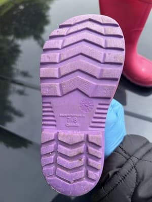 Kids Pink Rain Boots – Made in Canada – Size 7-8 Toddler Waterproof Rubber Boots - Thumbnail 6