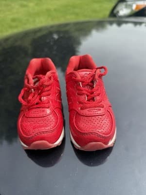 New Balance Toddler Sneakers Red Size 5 US Kids Shoes IC574S2 - Thumbnail 2