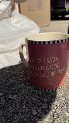 Vintage DISNEY Minnie Mouse Nobody Ever Said Looking This Good Coffee Mug Makeup - Thumbnail 2