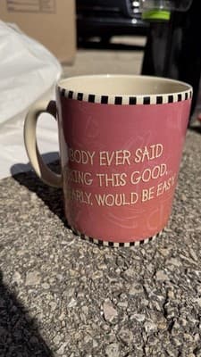 Vintage DISNEY Minnie Mouse Nobody Ever Said Looking This Good Coffee Mug Makeup - Thumbnail 3