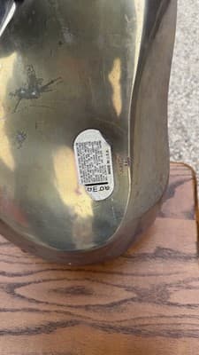 Nambe 560 Divided Serving Bowl Dish Mid Century Modern USA - Thumbnail 9