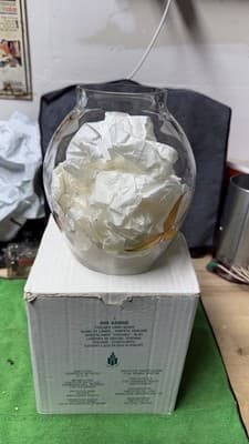 PartyLite Tuscany Lamp Glass HB4200G Hurricane Shade Globe - Thumbnail 7