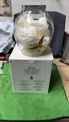 PartyLite Tuscany Lamp Glass HB4200G Hurricane Shade Globe - Thumbnail 5