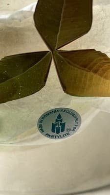 PartyLite Tuscany Lamp Glass HB4200G Hurricane Shade Globe - Thumbnail 6