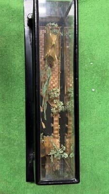 Vintage Chinese Diorama Glass Display Pagoda Garden Scene Figurine - Thumbnail 7