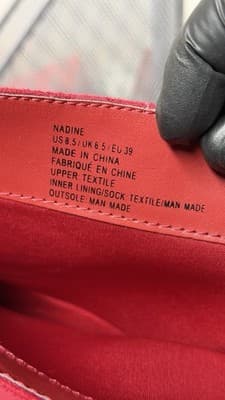 Red Over The Knee Boots Nadine Size 8.5 EU 39 Stiletto Heels - Thumbnail 11
