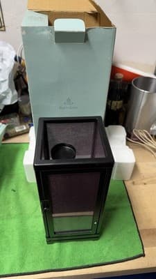 PartyLite P8340 Zen Lantern Black Candle Holder Decor w/ Box - Thumbnail 3