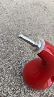 Rachael Ray Red Oil Dispenser Bottle Olive Oil Vinegar Cruet Kitchen Decor - Thumbnail 2