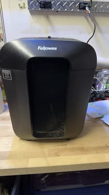 Fellowes Powershred 9-Sheet Cross-Cut Paper Shredder Medium Use Tested - Thumbnail 2