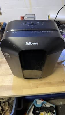Fellowes Powershred 9-Sheet Cross-Cut Paper Shredder Medium Use Tested - Thumbnail 3