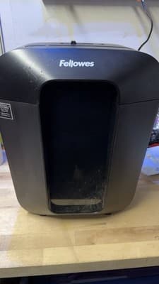 Fellowes Powershred 9-Sheet Cross-Cut Paper Shredder Medium Use Tested - Thumbnail 6