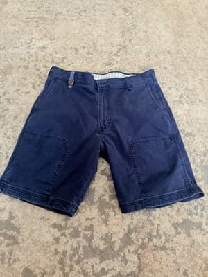 Diesel Men’s Cargo Shorts Navy Blue Size W40 Cotton Stretch Casual