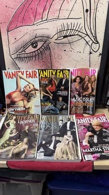 Vanity Fair Magazine Lot 1998–2005 Hollywood Music Issue 6 Collectors