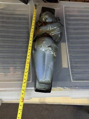 Veedhachalam Racel Art Pottery Sculpture India Sleeping Woman 12" Ceramic - Thumbnail 8
