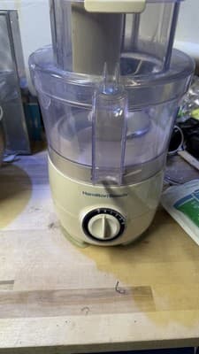 Hamilton Beach Food Processor Tested Working Multi-Speed With Bowl Lid - Thumbnail 5