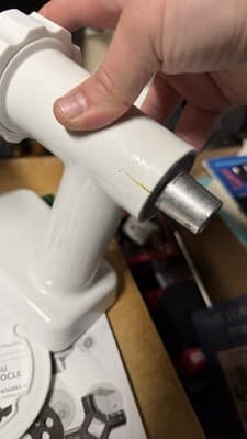 KitchenAid Food Grinder Attachment FGA w/ Plates & Box Crack on Housing - Thumbnail 7