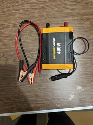 PowerDrive 400W Power Inverter with Cables – 12V DC to 120V AC Converter - Thumbnail 3