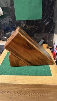 Wüsthof Wooden Knife Block Storage Holder Countertop Organizer Damaged - Thumbnail 6