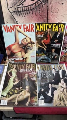 Vanity Fair Magazine Lot 1998–2005 Hollywood Music Issue 6 Collectors - Thumbnail 2