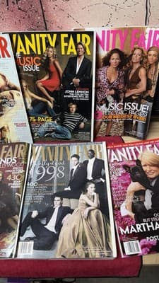 Vanity Fair Magazine Lot 1998–2005 Hollywood Music Issue 6 Collectors - Thumbnail 3