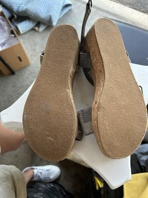 Women’s Felicity Camo Print Cork Sandals Size 6 Casual Comfort Shoes - Thumbnail 4