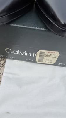 Calvin Klein Black Patent Leather Pumps Heels Size 5.5M Classic - Thumbnail 4