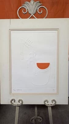 Vintage Embossed Limited Edition Print – “Twisted Sax” - Thumbnail 8