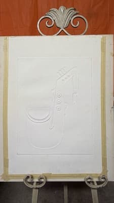 Vintage Embossed Limited Edition Print – “Twisted Sax” - Thumbnail 11