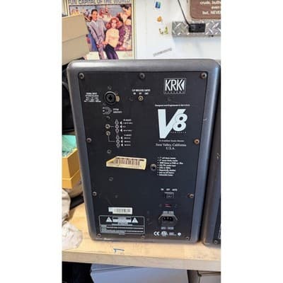 KRK Systems V8 Series 2 Bi-Amplified Studio Monitor Pair Grey Yellow V8S2 - Thumbnail 12