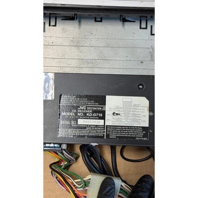 JVC KD-G710 CD Receiver Car Stereo MP3 WMA Sirius Ready Single DIN Silver Black - Thumbnail 9