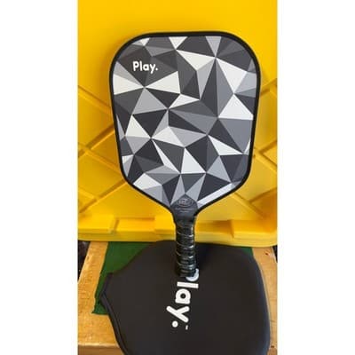 Play. Paddles Elevated Pickleball Paddle Graphite Carbon Fiber USA Approved Grey - Thumbnail 5