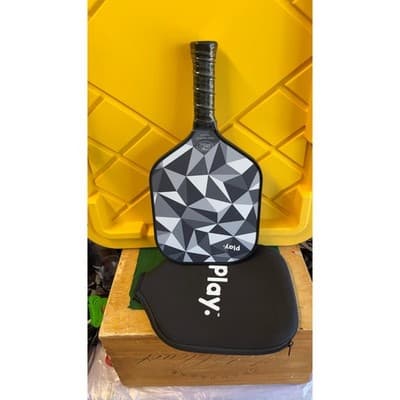 Play. Paddles Elevated Pickleball Paddle Graphite Carbon Fiber USA Approved Grey - Thumbnail 3