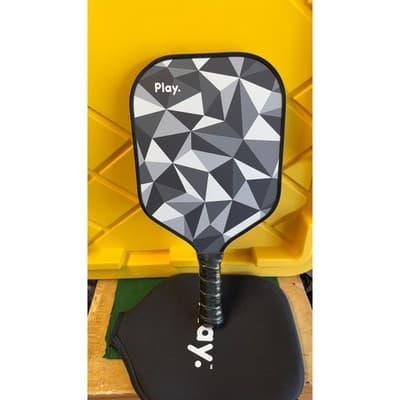 Play. Paddles Elevated Pickleball Paddle Graphite Carbon Fiber USA Approved Grey - Thumbnail 7