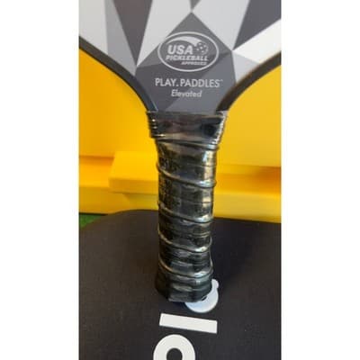Play. Paddles Elevated Pickleball Paddle Graphite Carbon Fiber USA Approved Grey - Thumbnail 6