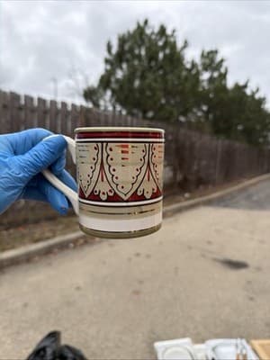 Authentic Sberna Deruta Italy Pottery Mug-Hand Painted