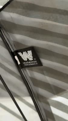 Arnold Palmer Weather Panel Golf Umbrella Gray Black 56” Canopy - Thumbnail 5