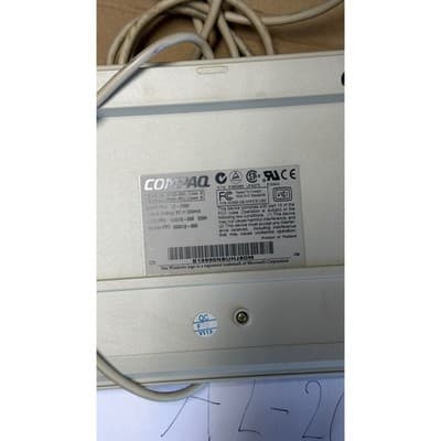 Compaq KB-9860 Vintage Wired PS/2 Keyboard Beige 166516-006 Retro Computing - Thumbnail 9