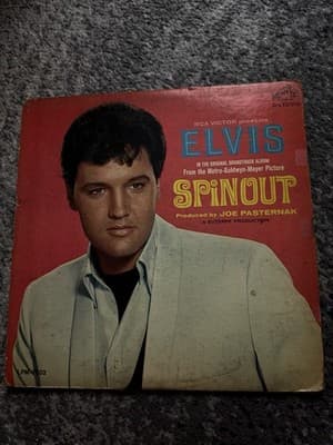Elvis Presley - Spinout Vintage 12" Vinyl 33 RPM LP Record Album LPM-3702 1966